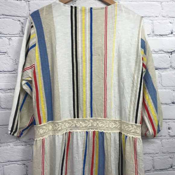 NEW Zara Ladies Striped Maxi Dress - Picture 7 of 8